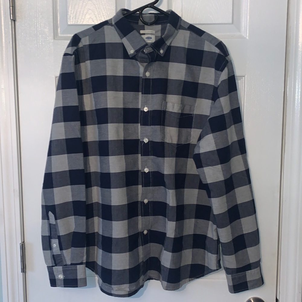 Long sleeve button down flannel